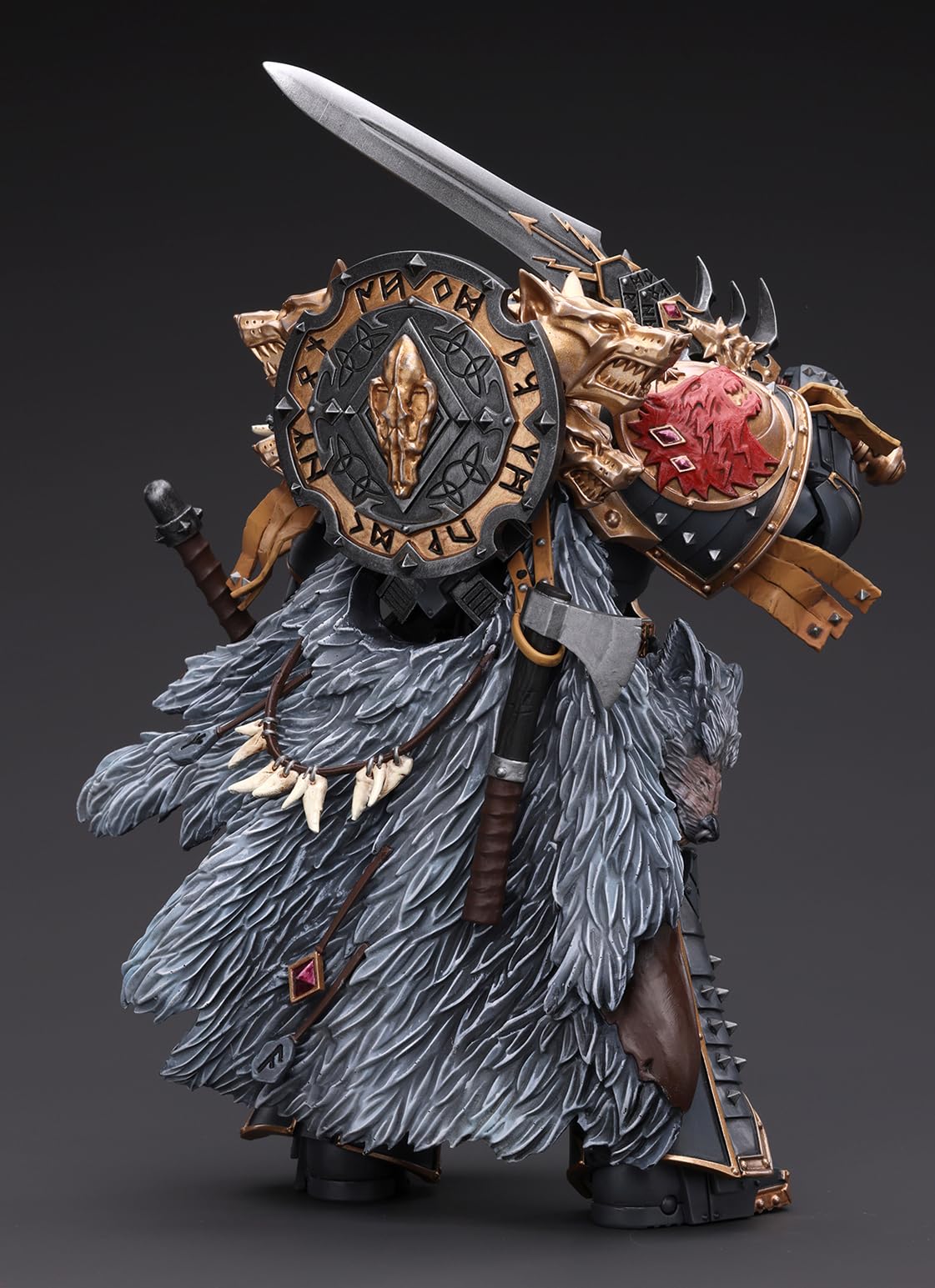 Foto 5 | Figura De Acción Joytoy Warhammer 40k Space Wolves Leman Russ - Venta Internacional.