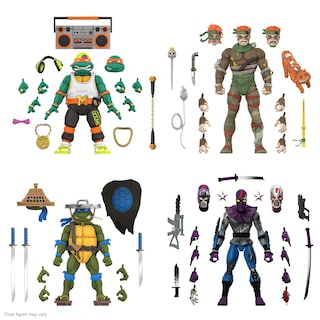 Foto 4 | Figura De Acción Super7 Ultimates! Tortugas Ninja Mutantes Adolescentes - Venta Internacional.