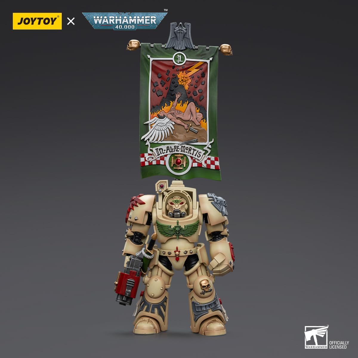 Foto 5 pulgar | Figura De Acción Joytoy Warhammer 40,000 Dark Angels Deathwing - Venta Internacional.