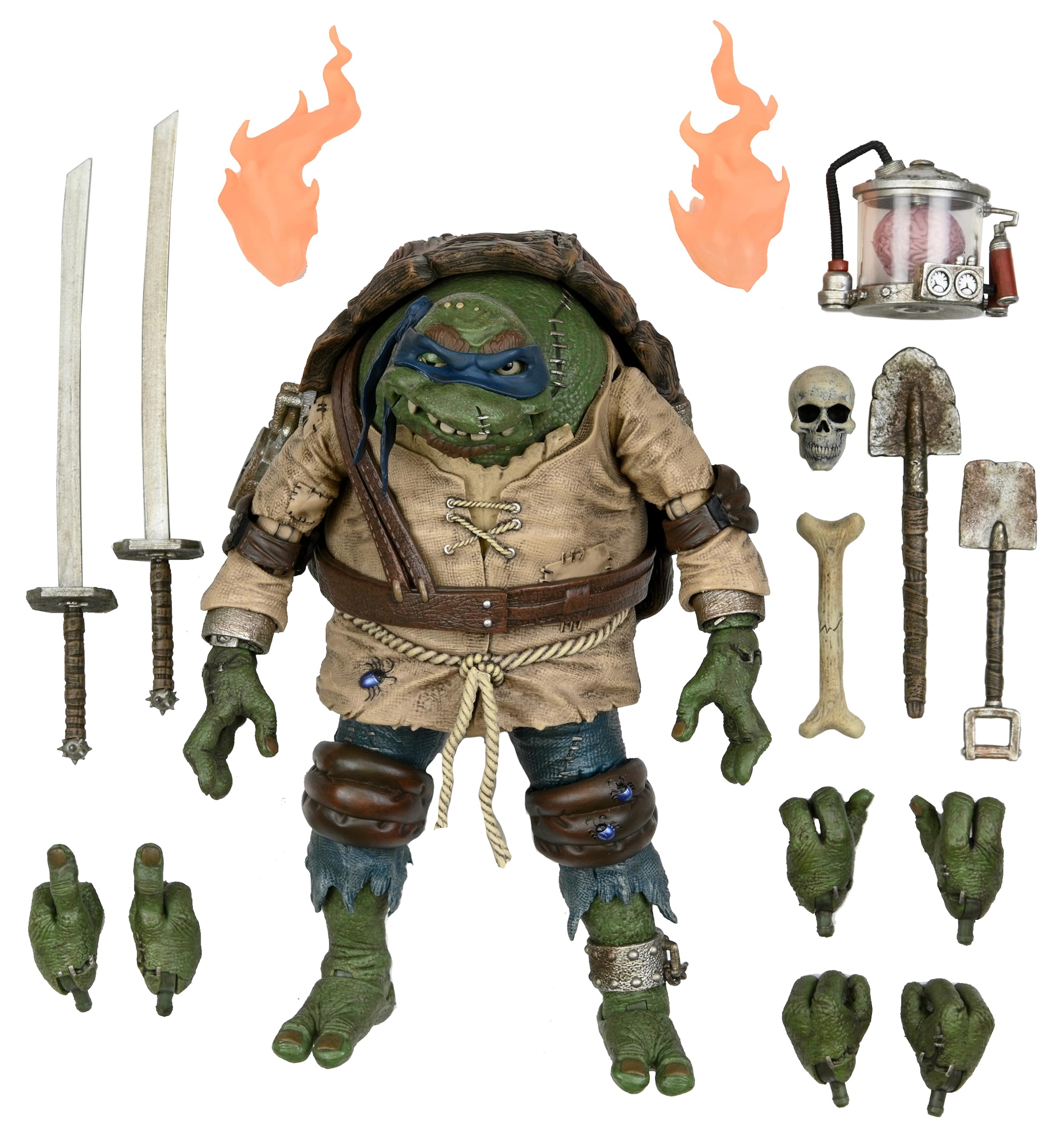 Foto 2 pulgar | Figura de Acción Neca Universal Monsters TMNT Ultimate Leonardo - Venta Internacional