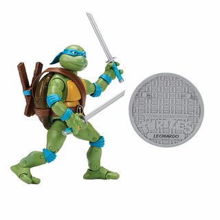 Foto 2 | Figuras De Acción Teenage Mutant Ninja Turtles Leo Contra Rocksteady - Venta Internacional.