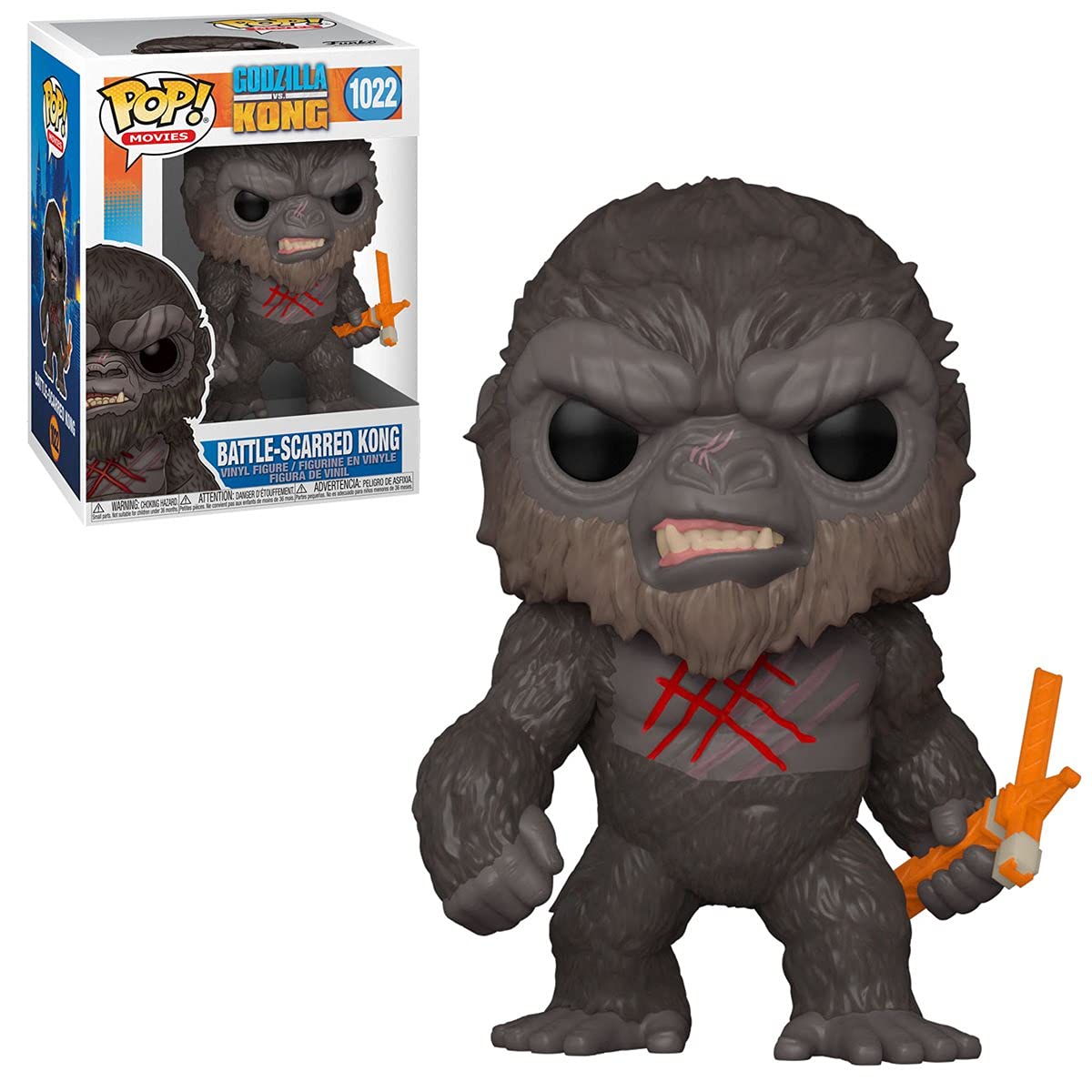 Foto 3 pulgar | Figura De Vinilo Funko Pop Godzilla Vs Kong Battle Scarred King Kong - Venta Internacional.