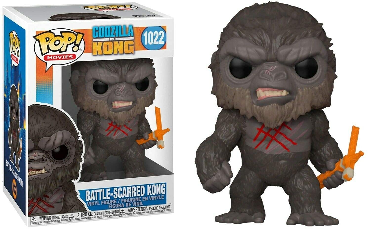 Foto 7 | Figura De Vinilo Funko Pop Godzilla Vs Kong Battle Scarred King Kong - Venta Internacional.
