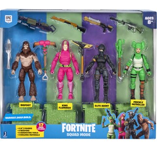 Foto 5 | Figuras De Acción Fortnite Alchemist Squad Mode 10 Cm, Paquete De 4 - Venta Internacional.