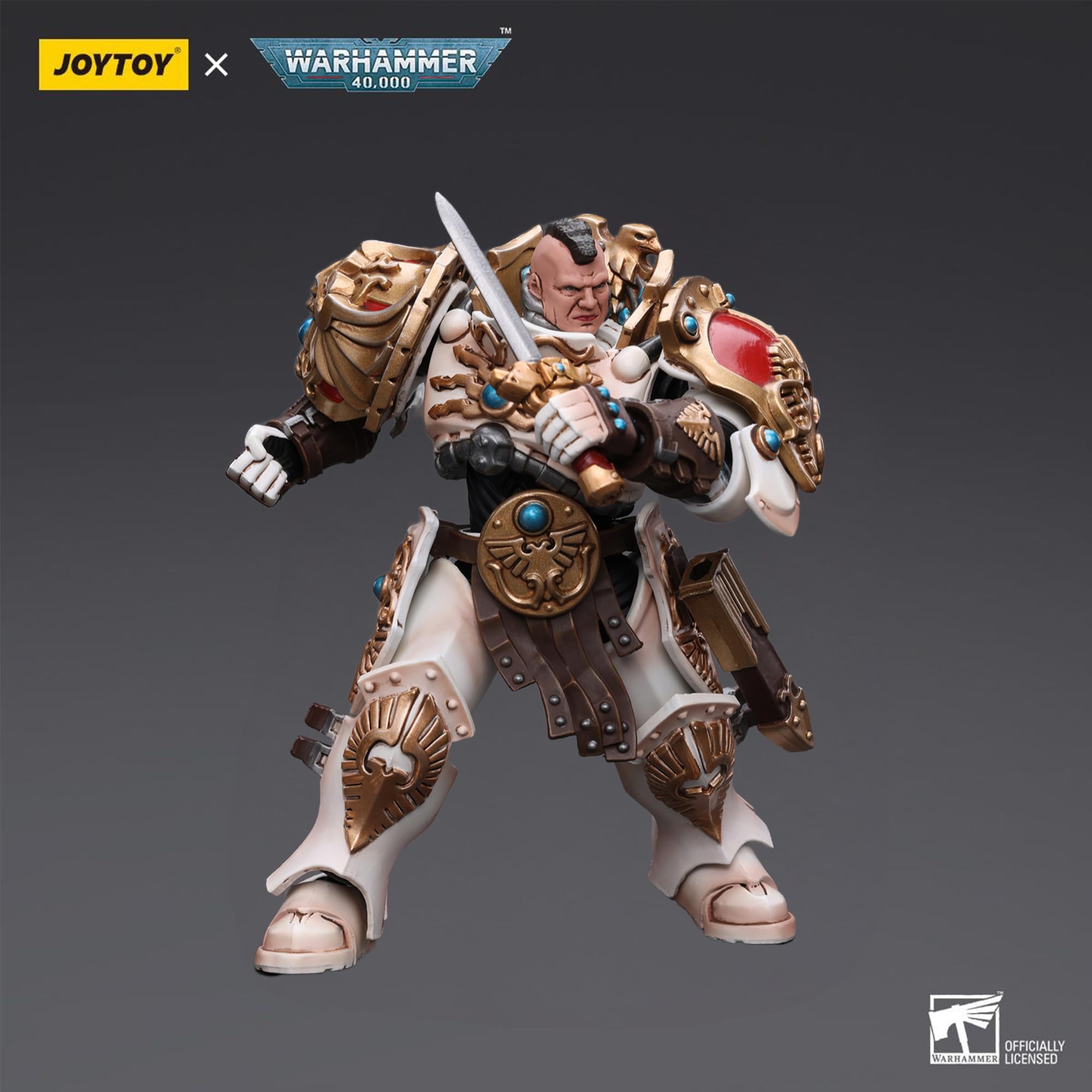 Foto 6 pulgar | Figura De Acción Joytoy Warhammer 40,000 Adeptus Custodes 10 Cm - Venta Internacional