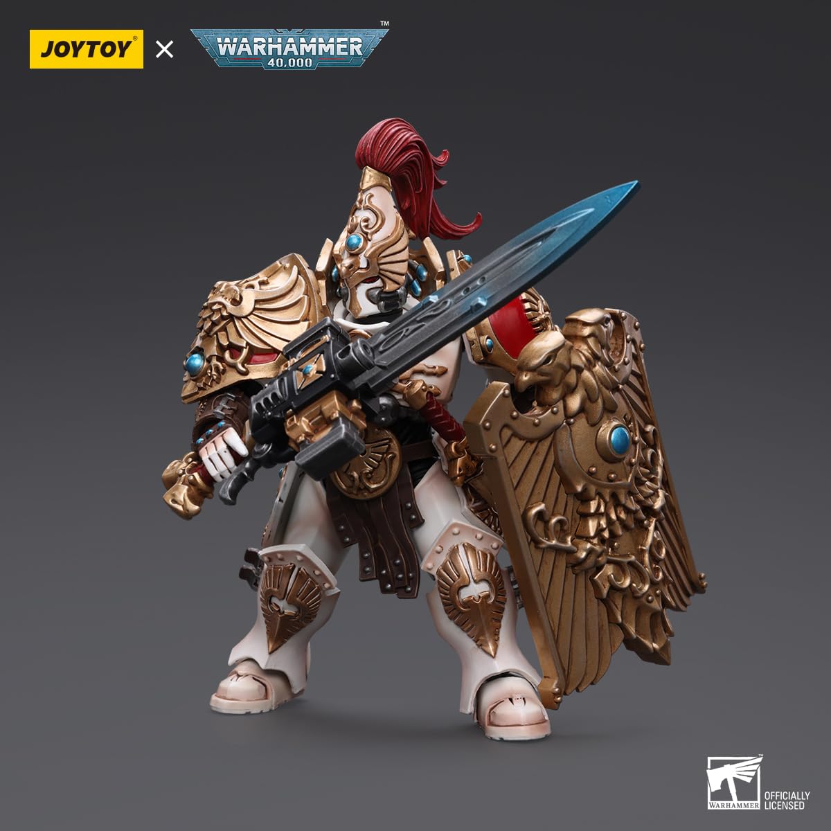 Foto 7 pulgar | Figura De Acción Joytoy Warhammer 40,000 Adeptus Custodes 10 Cm - Venta Internacional