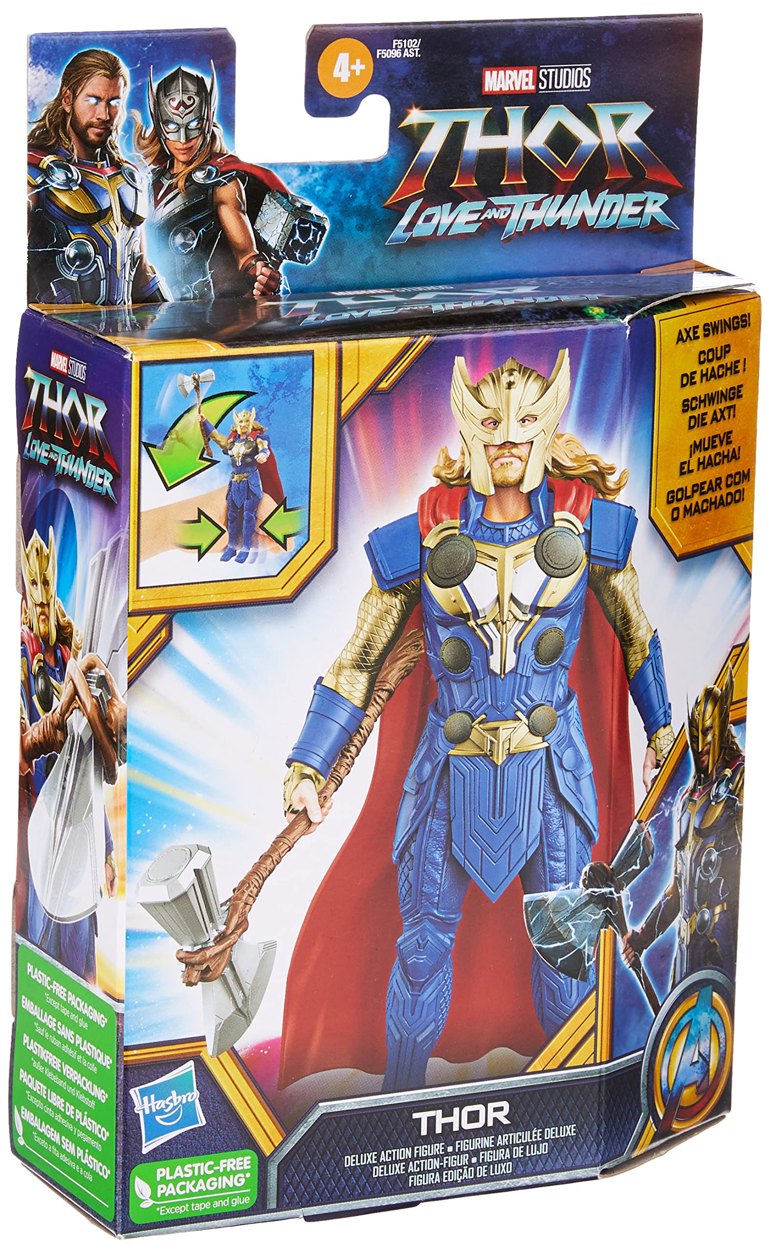 Foto 5 pulgar | Figura De Acción Marvel Studios Thor Love And Thunder 15 Cm - Venta Internacional.