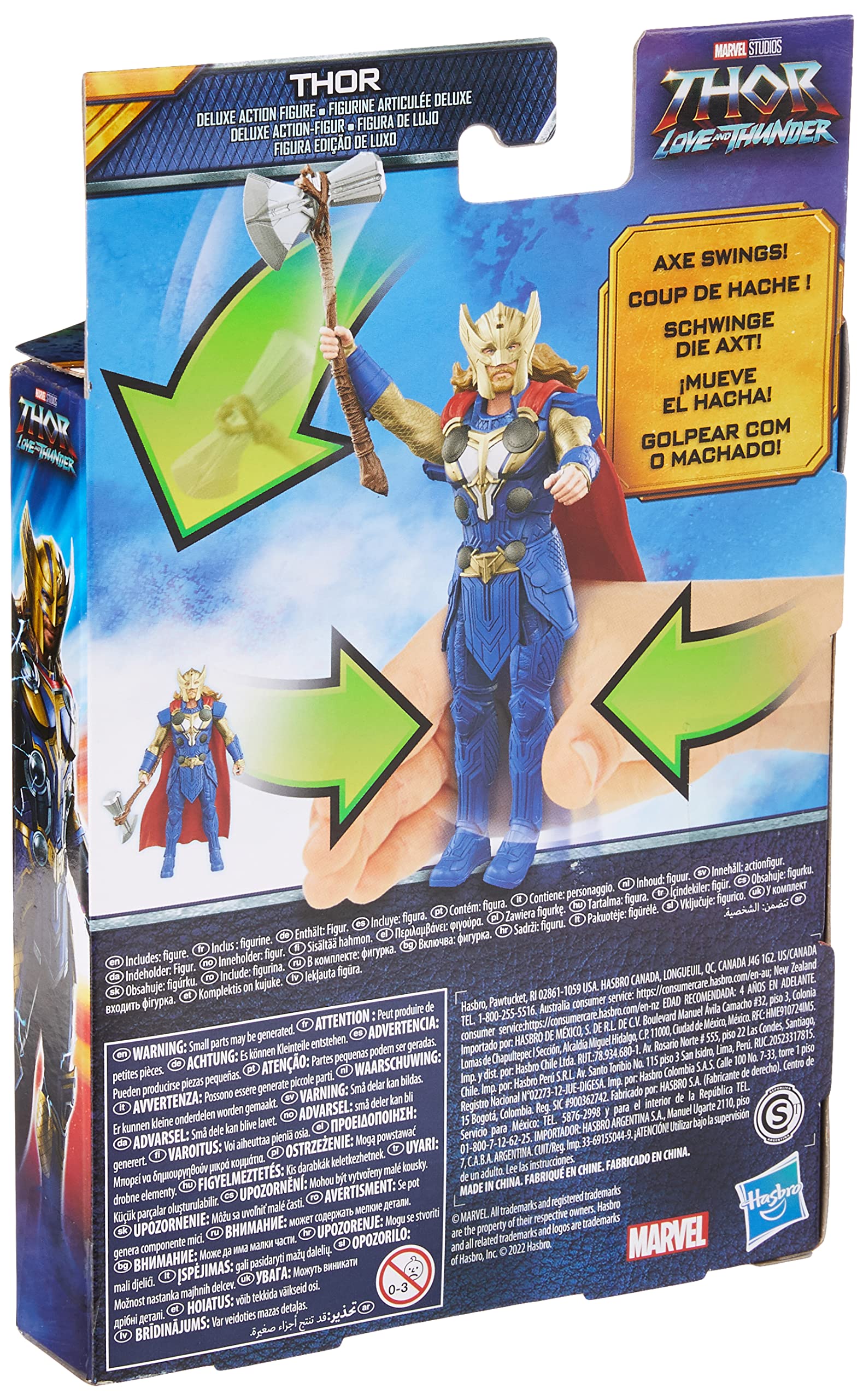 Foto 5 | Figura De Acción Marvel Studios Thor Love And Thunder 15 Cm - Venta Internacional.