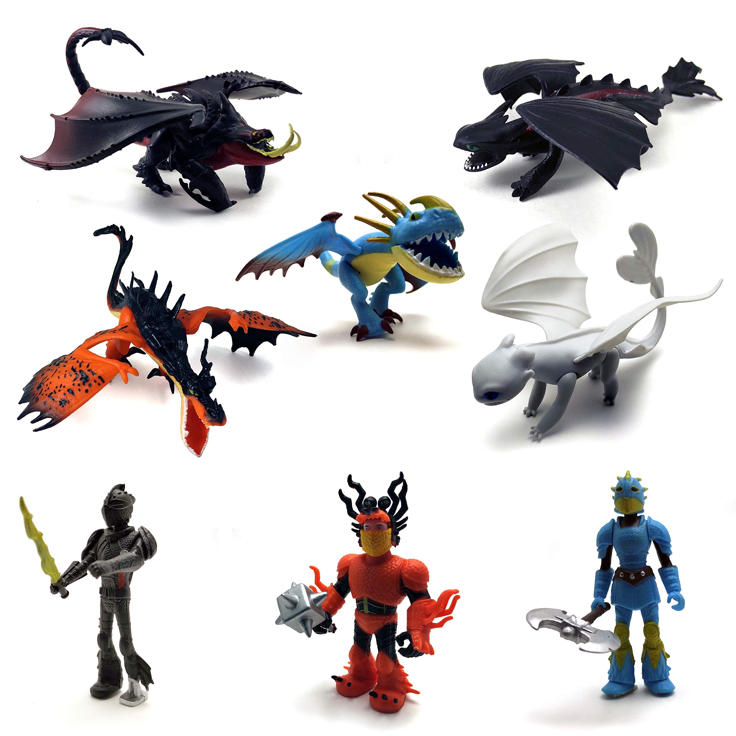 Foto 2 pulgar | Juego De 8 Figuras De Acción Toysvill Vikings & Dragon Toys - Venta Internacional.