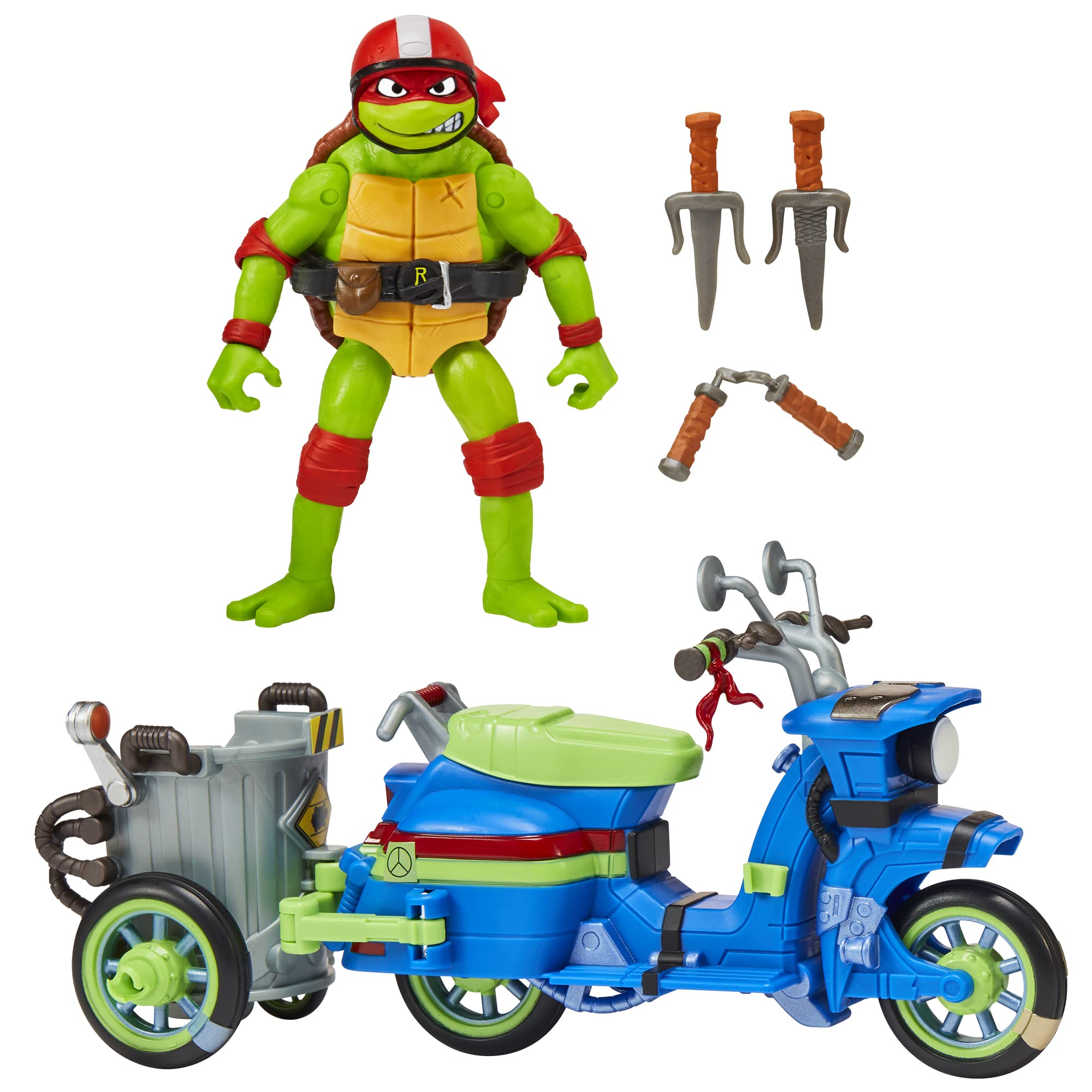 Foto 4 | Ciclo De Batalla De Toy Teenage Mutant Ninja Turtles Mutant Mayhem - Venta Internacional.