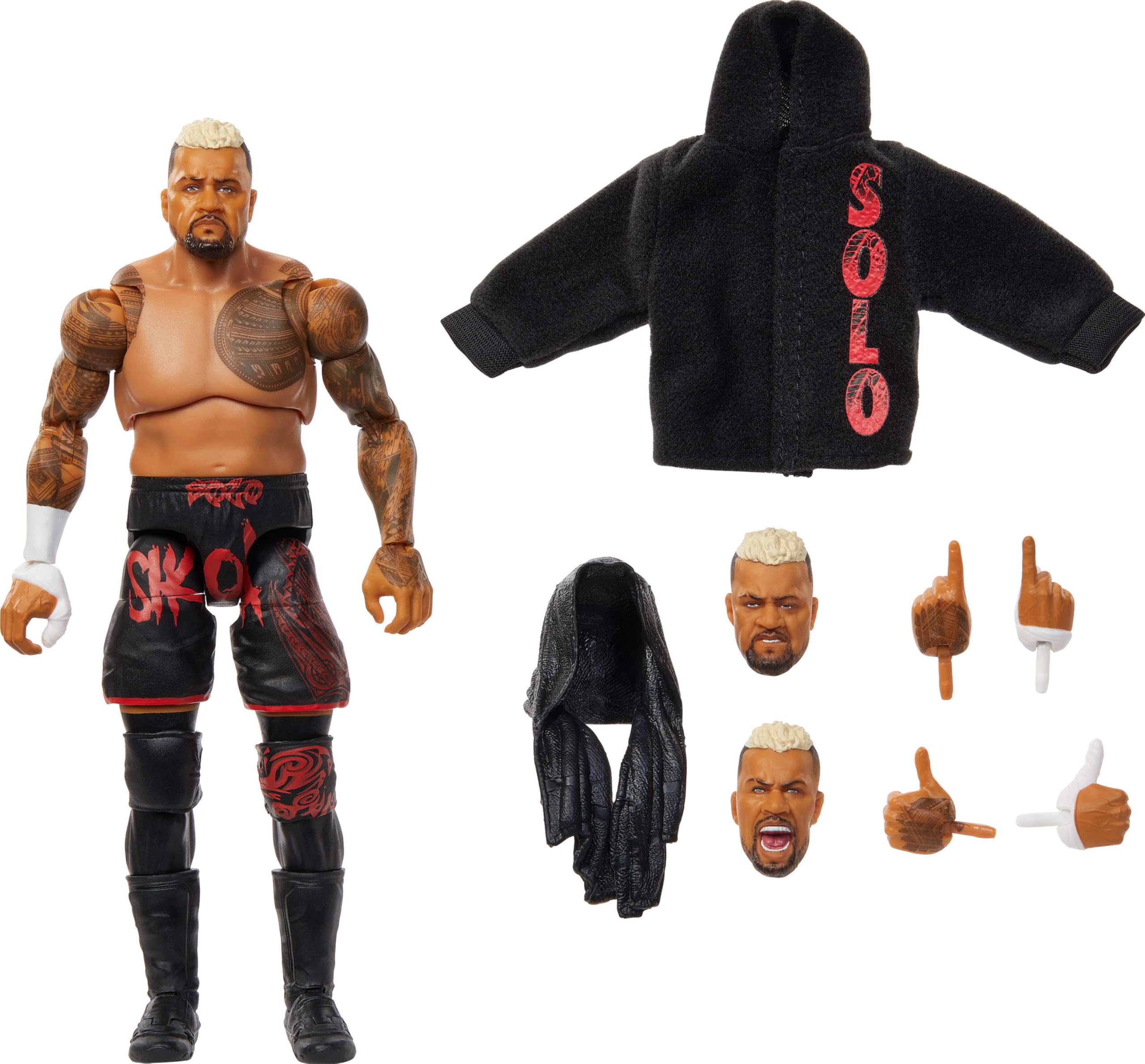 Foto 2 pulgar | Figura De Acción Mattel Wwe Ultimate Edition Solo Sikoa De 6 Pulgadas - Venta Internacional.