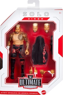 Foto 2 | Figura De Acción Mattel Wwe Ultimate Edition Solo Sikoa De 6 Pulgadas - Venta Internacional.