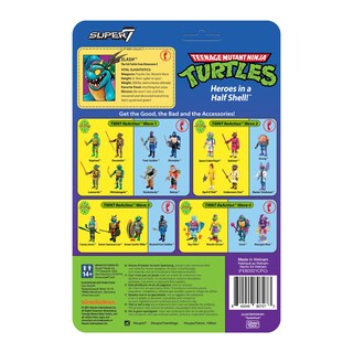 Foto 4 | Figura De Acción Super7 Teenage Mutant Ninja Turtles Slash, 9,5 Cm - Venta Internacional.