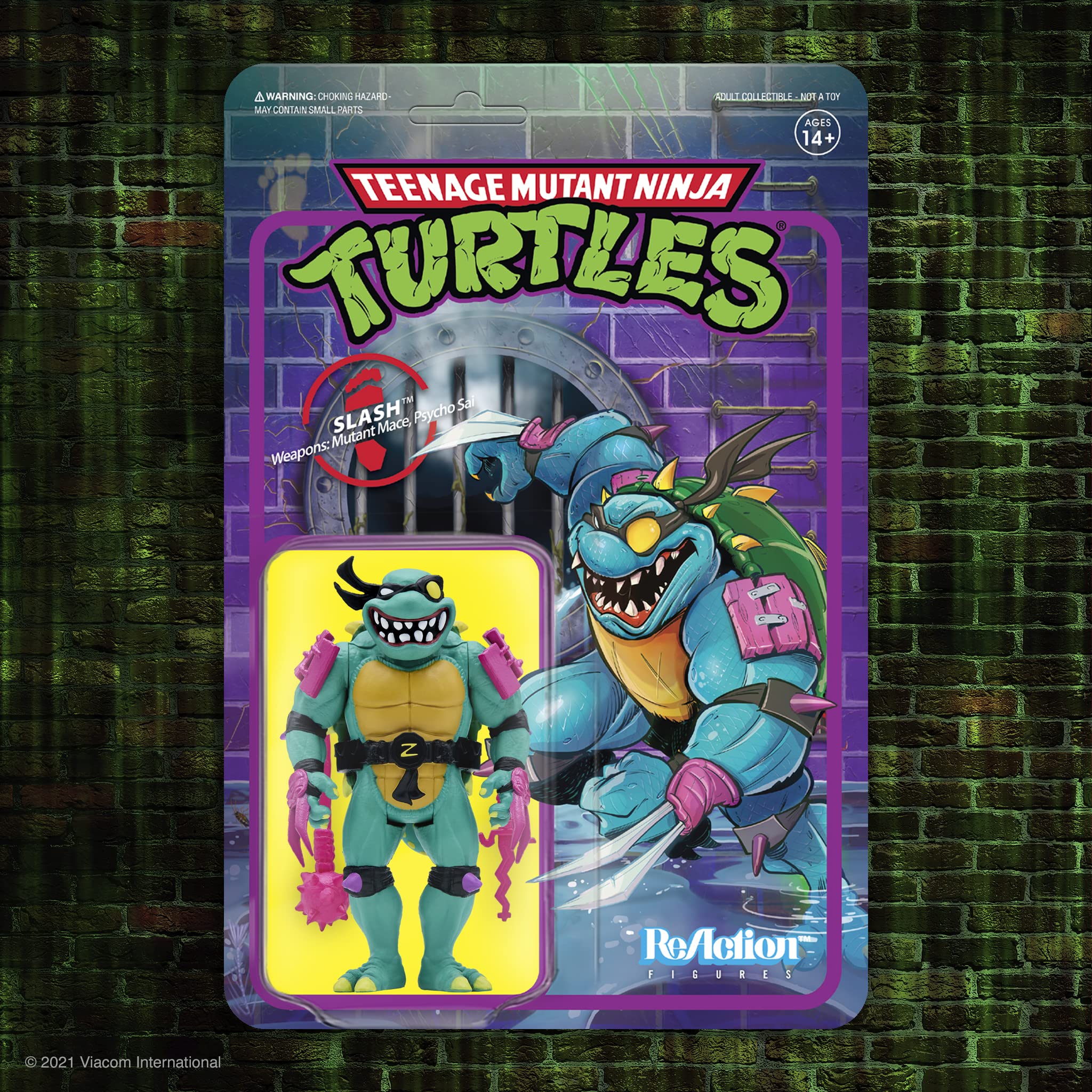 Foto 6 pulgar | Figura De Acción Super7 Teenage Mutant Ninja Turtles Slash, 9,5 Cm - Venta Internacional.