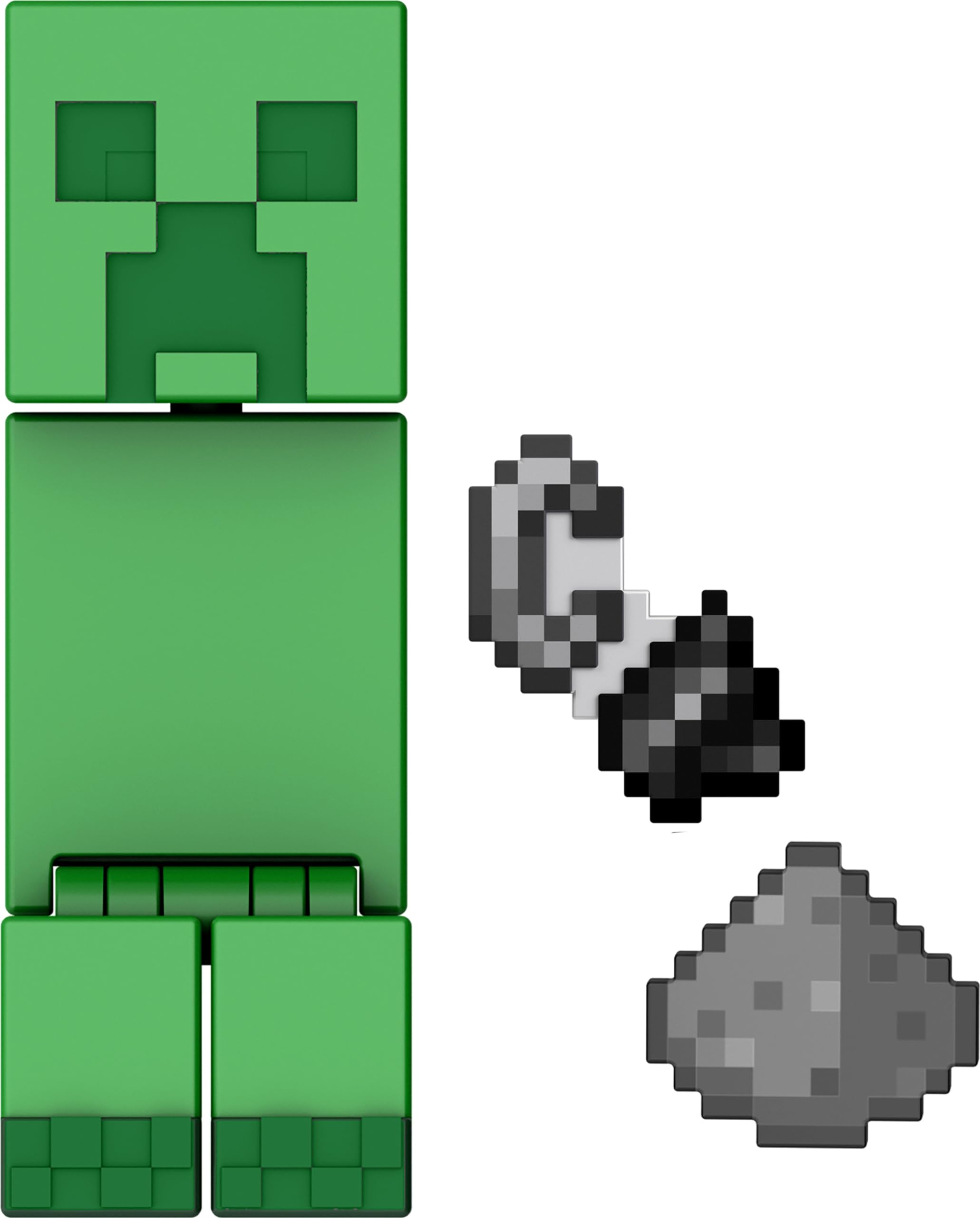 Figura De Acción Mattel Minecraft Creeper Con Accesorio De 8 Cm - Venta Internacional.