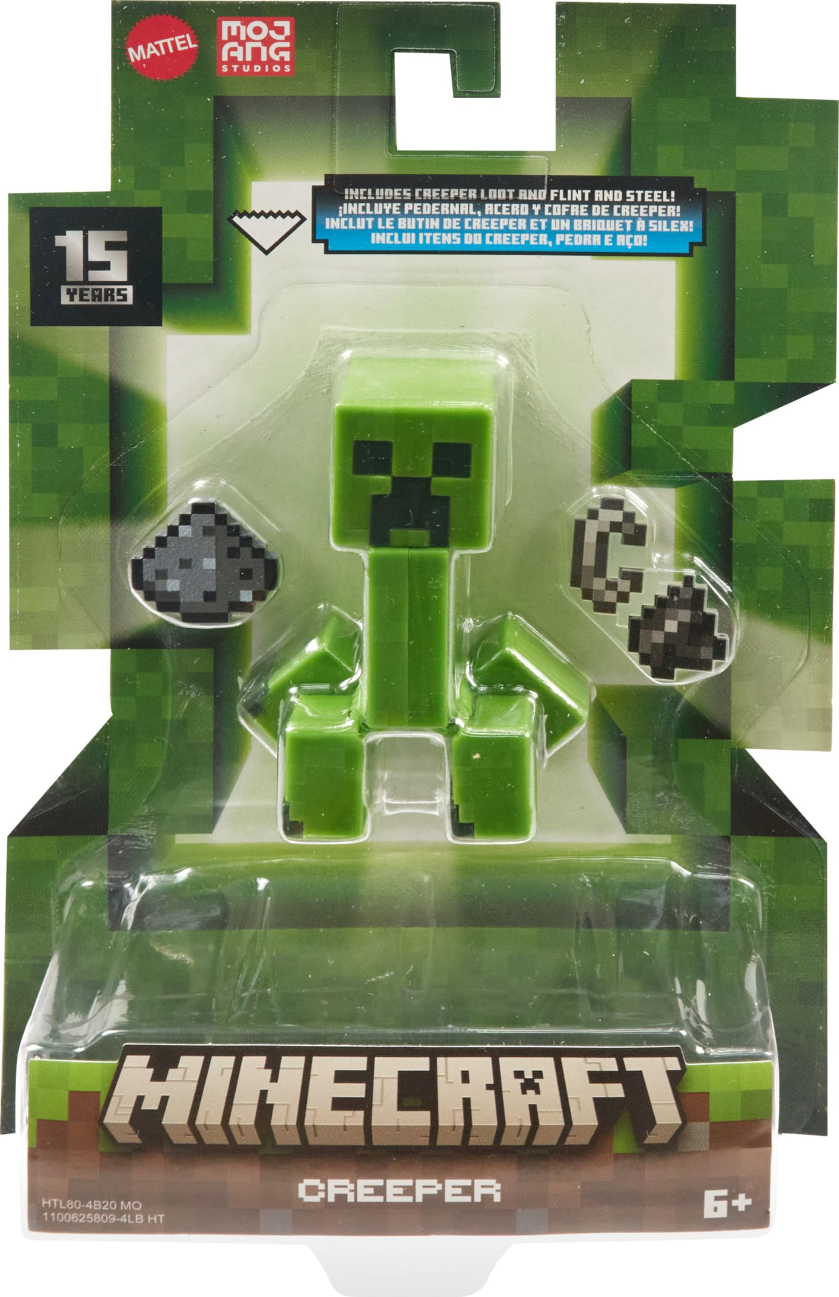 Foto 7 pulgar | Figura De Acción Mattel Minecraft Creeper Con Accesorio De 8 Cm - Venta Internacional.