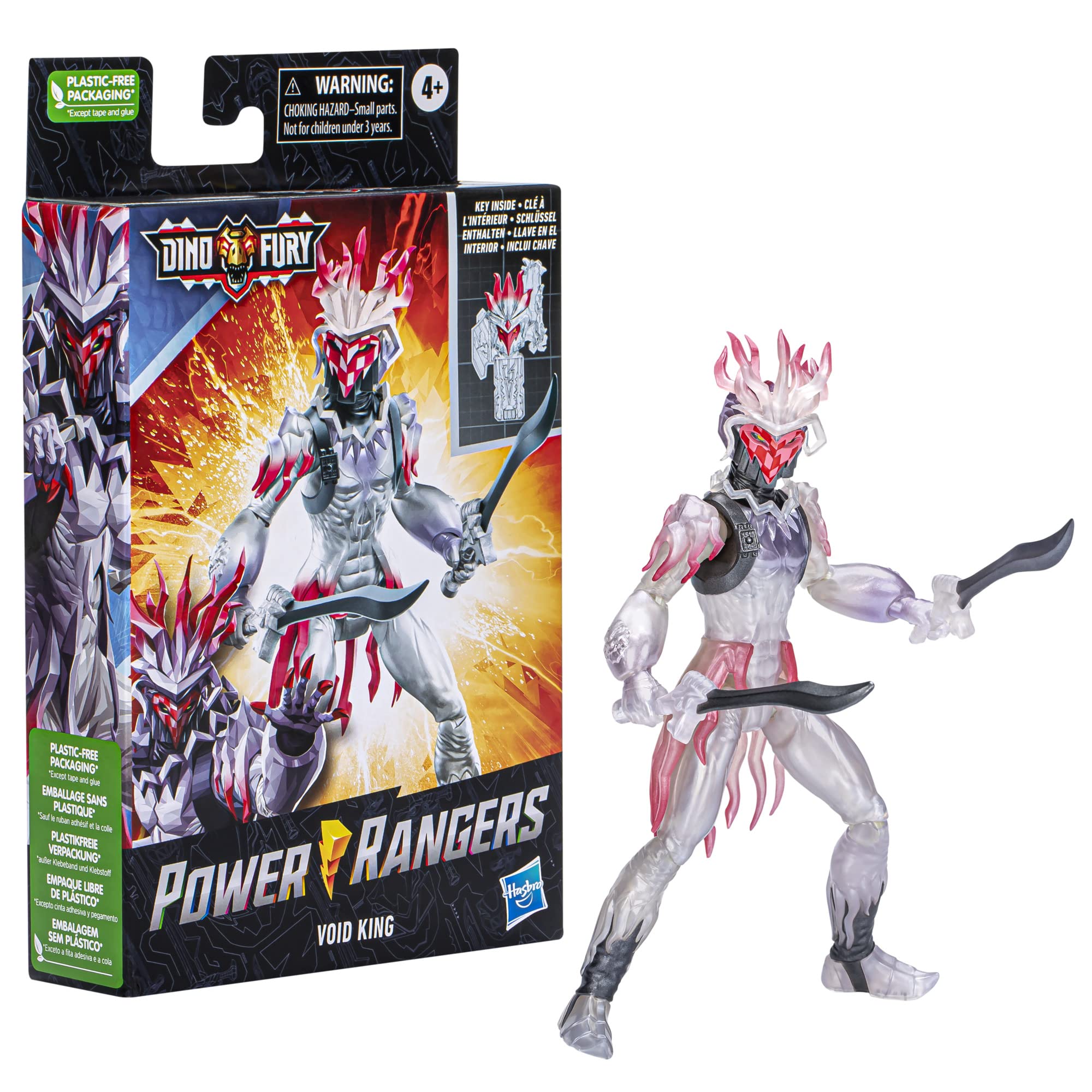 Foto 3 | Figura De Acción Power Rangers Dino Fury F8155 Void King 15 Cm - Venta Internacional.