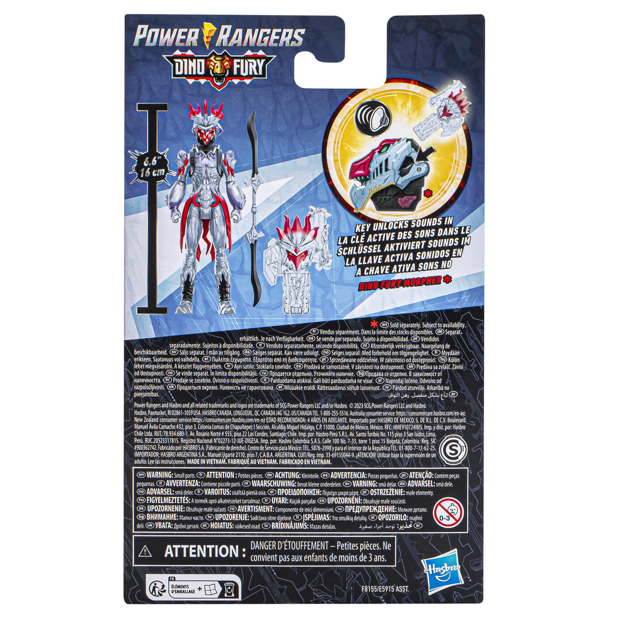 Foto 6 pulgar | Figura De Acción Power Rangers Dino Fury F8155 Void King 15 Cm - Venta Internacional.