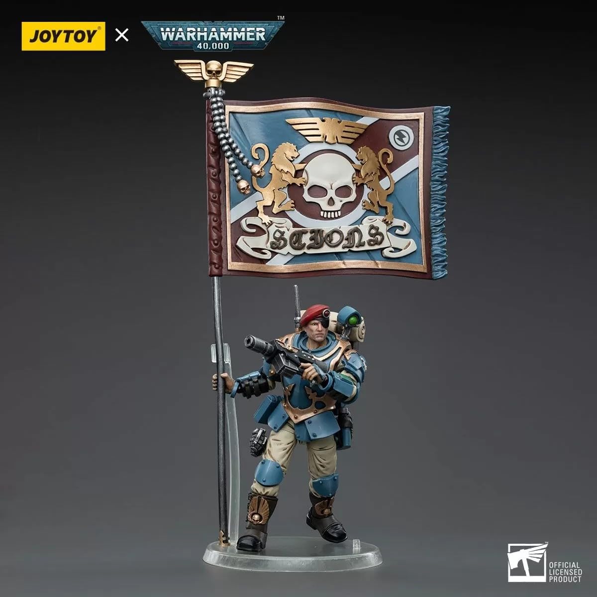 Foto 5 pulgar | Figura De Acción Joytoy Warhammer 40k Astra Militarum Escala 1/18 - Venta Internacional.