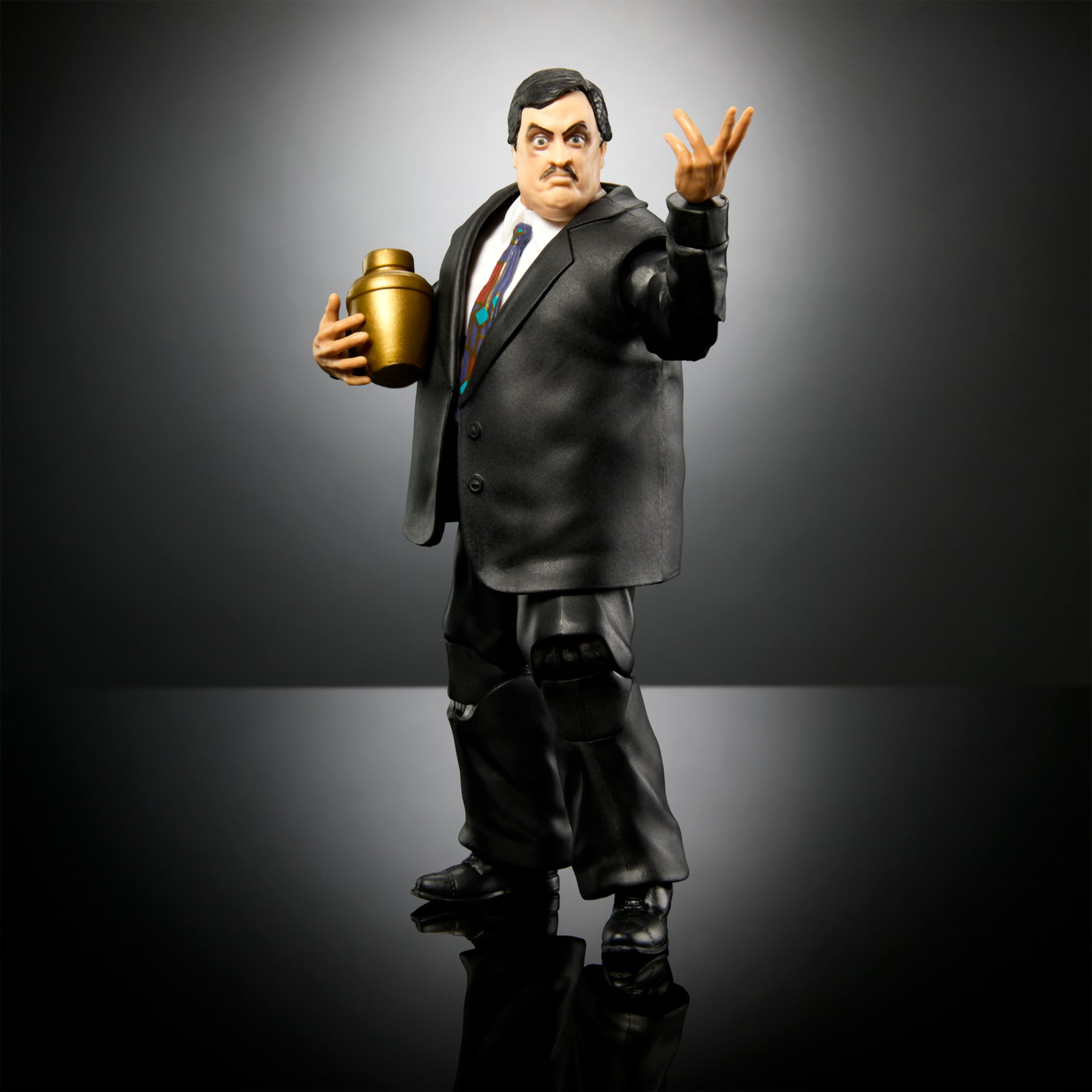 Foto 5 pulgar | Figura De Acción Mattel Wwe Elite Series #106 Paul Bearer De 15 Cm - Venta Internacional.