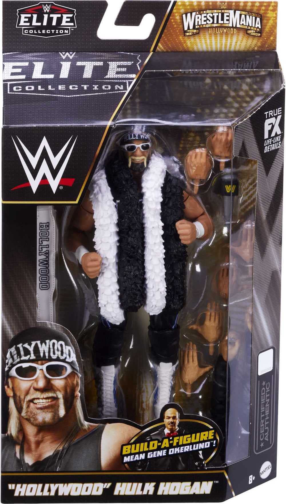 Foto 7 pulgar | Figura De Acción Mattel Wwe Hollywood Hulk Hogan Wrestlemania - Venta Internacional.
