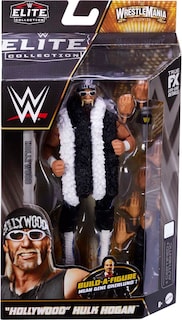Foto 6 | Figura De Acción Mattel Wwe Hollywood Hulk Hogan Wrestlemania - Venta Internacional.
