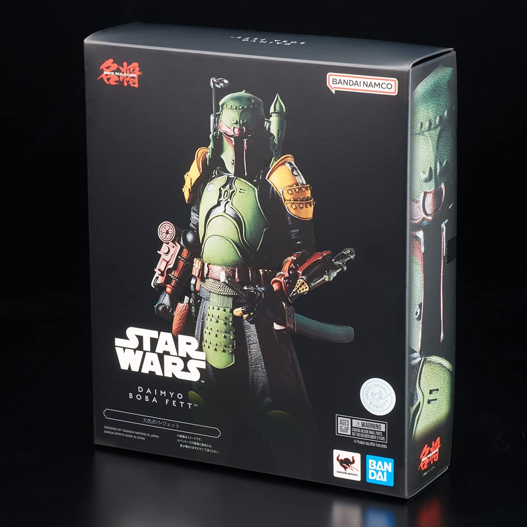Foto 4 pulgar | Figura De Acción Tamashii Nations Star Wars Boba Fett Daimyo - Venta Internacional.
