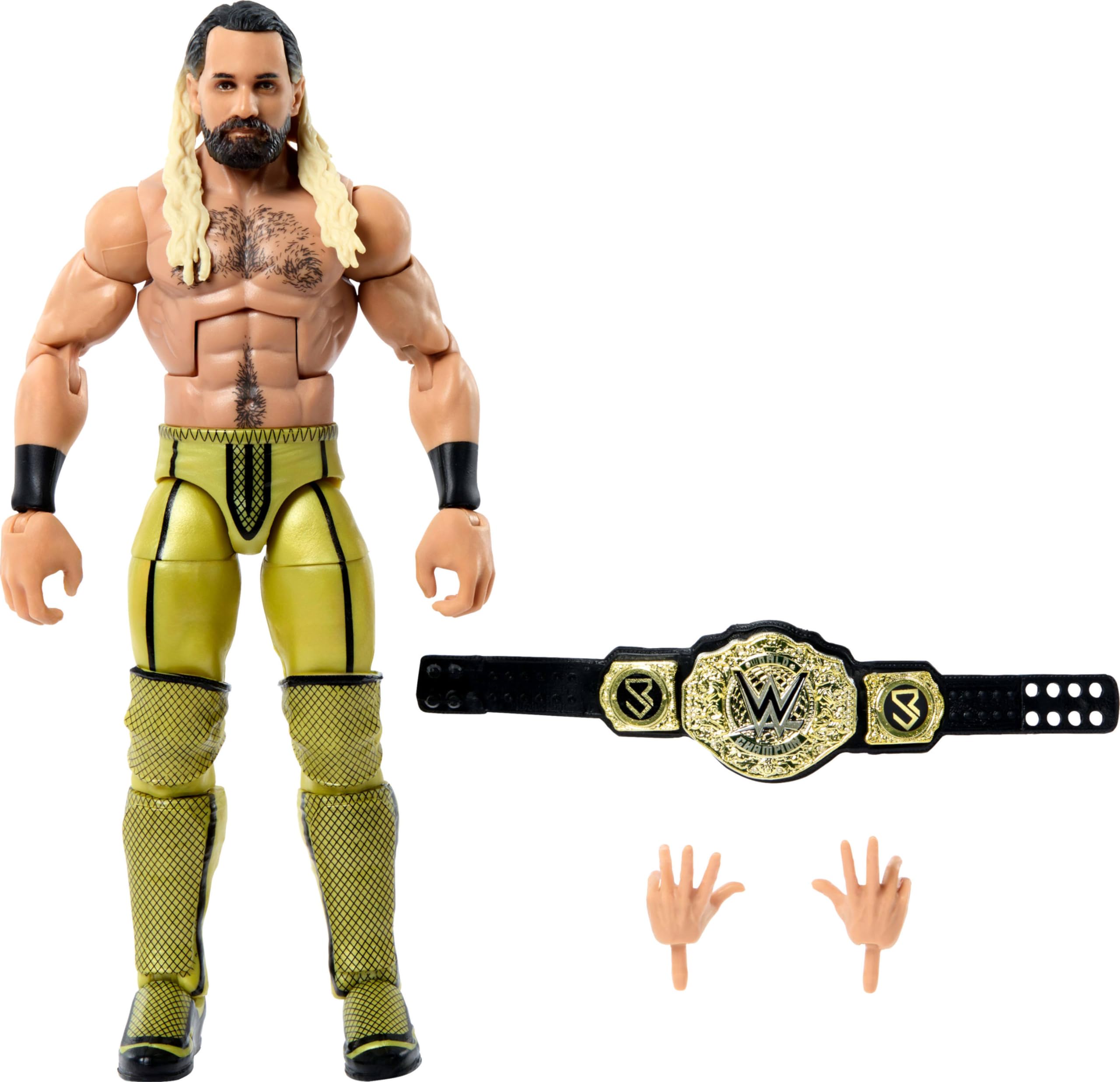 Foto 2 pulgar | Figura De Acción Mattel Wwe Elite Series #109 Seth Rollins - Venta Internacional.