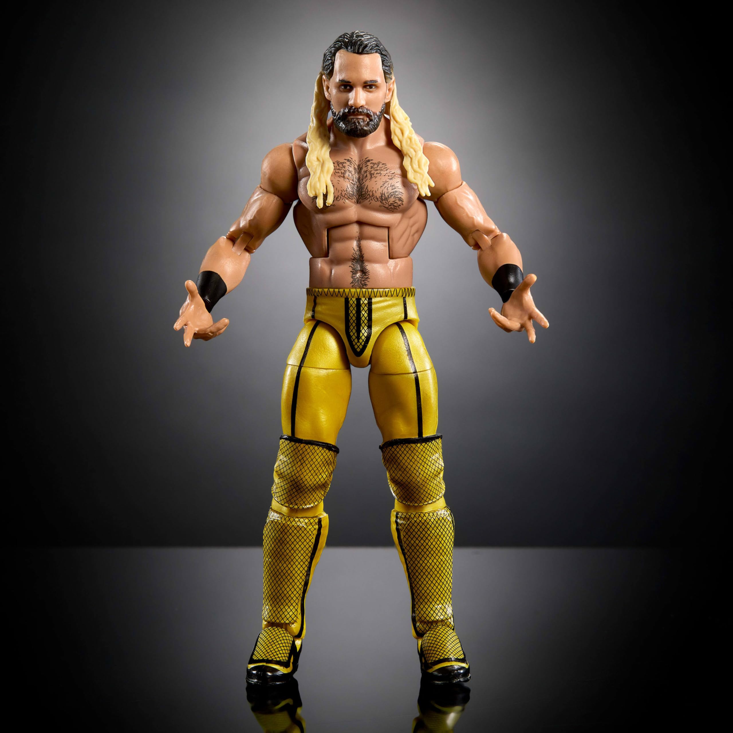 Foto 5 pulgar | Figura De Acción Mattel Wwe Elite Series #109 Seth Rollins - Venta Internacional.