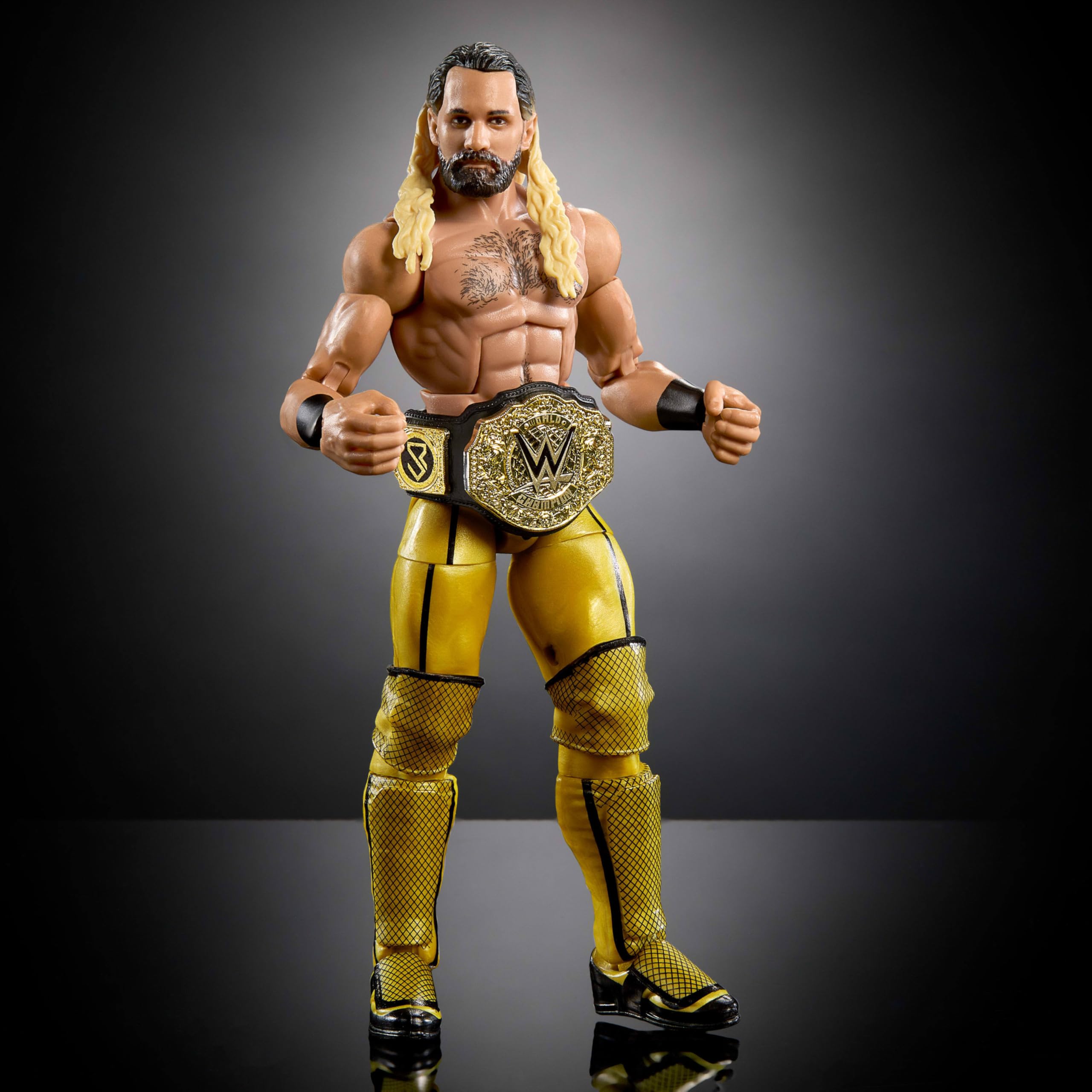 Foto 6 pulgar | Figura De Acción Mattel Wwe Elite Series #109 Seth Rollins - Venta Internacional.