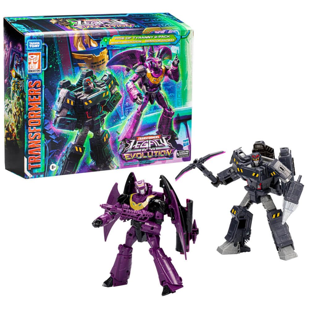 Foto 2 | Figuras De Acción Hasbro Transformers Legacy Evolution, Paquete De 2 - Venta Internacional.