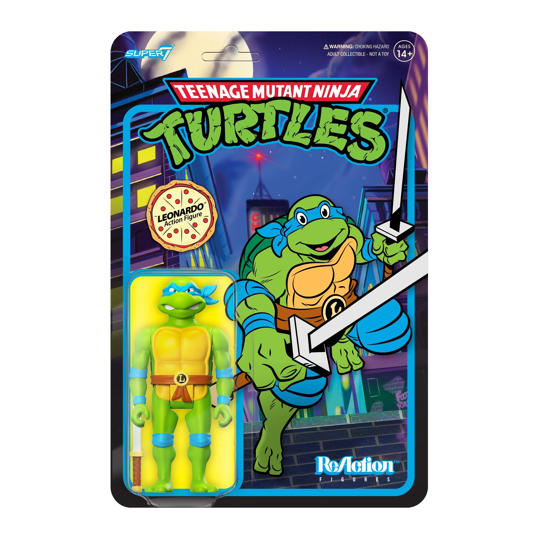 Foto 2 pulgar | Figura De Acción Super7 Teenage Mutant Ninja Turtles Leonardo - Venta Internacional.