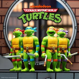Foto 5 | Figura De Acción Super7 Teenage Mutant Ninja Turtles Leonardo - Venta Internacional.