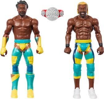 Foto 1 | Figura De Acción Mattel Wwe De Kofi Kingston Y Xavier Woods De 6 Pulgadas - Venta Internacional.