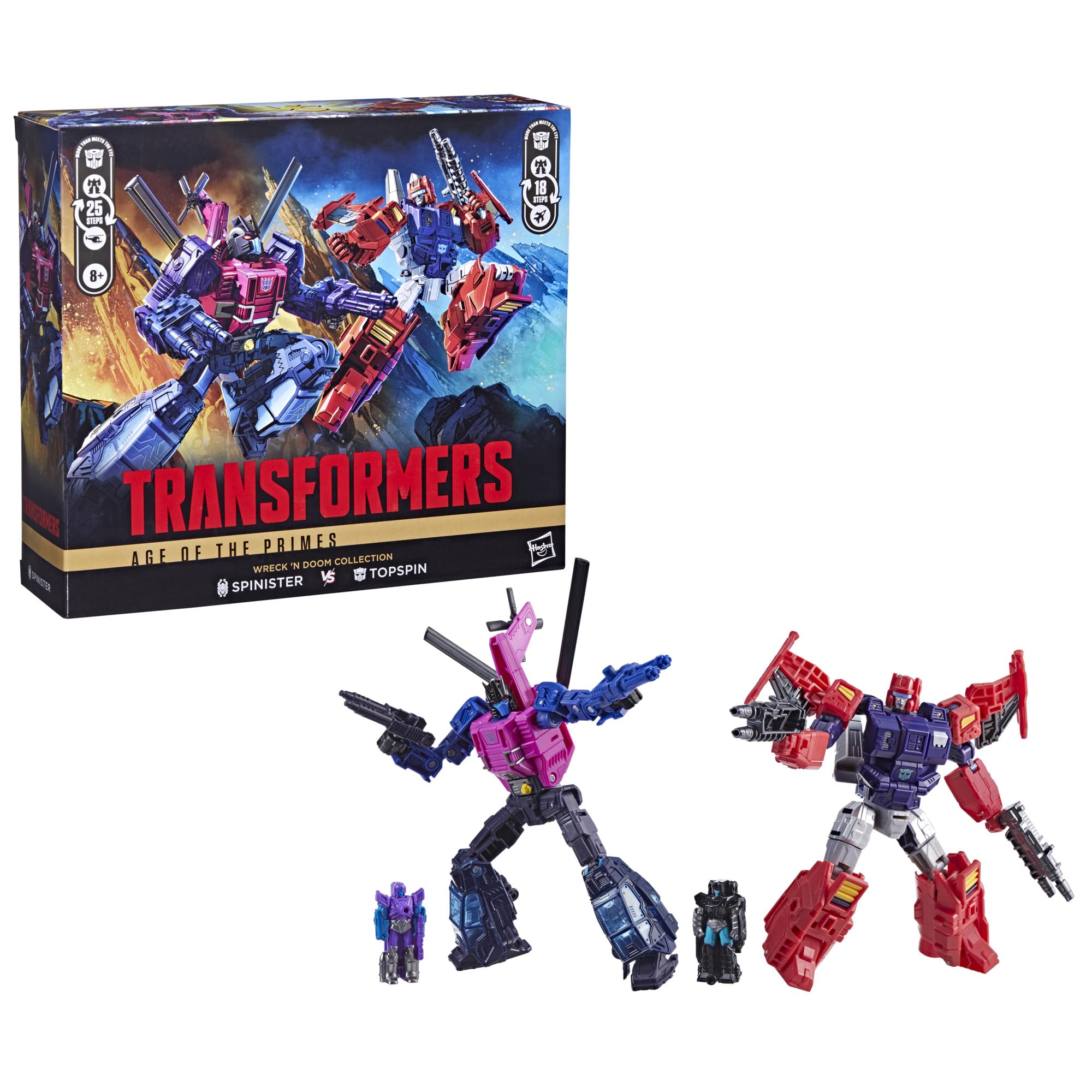 Foto 3 | Figura De Acción Hasbro Transformers Age Of The Primes 14 Cm - Venta Internacional.