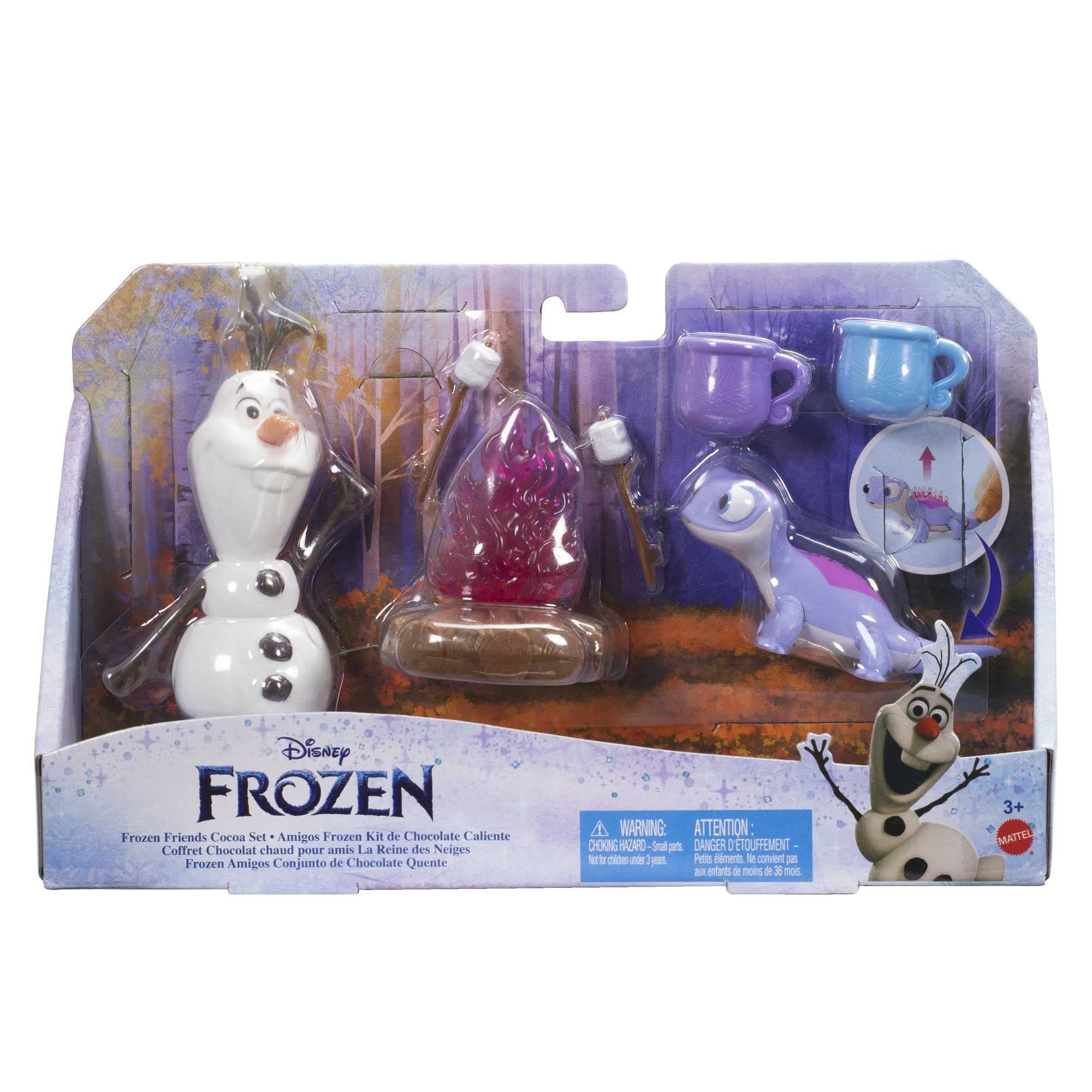 Foto 7 pulgar | Set De Juguetes Mattel Disney Frozen Con Figuras De Olaf Y Bruni + Acc - Venta Internacional.