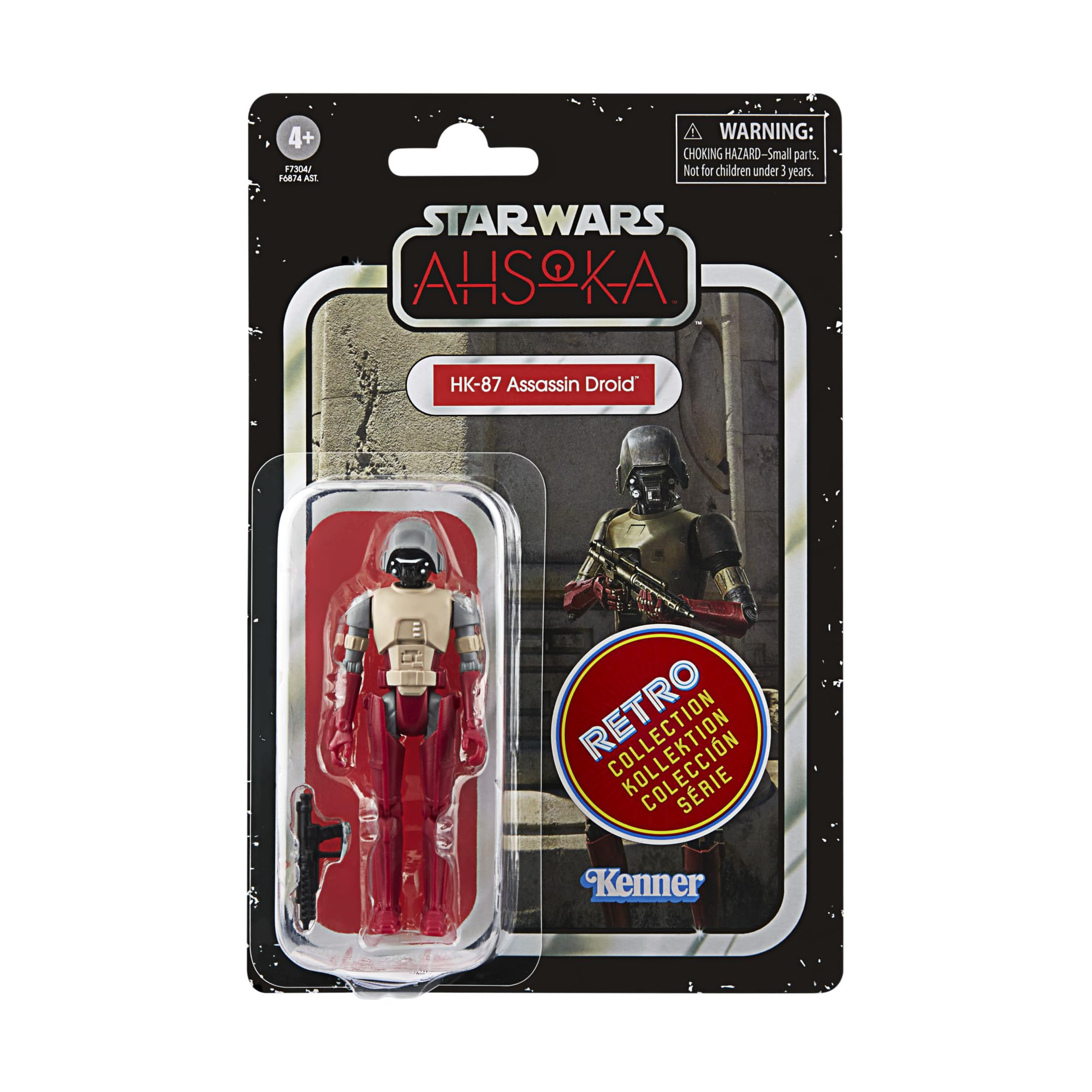 Figura De Acción Hasbro Star Wars Retro Collection Hk-87 Assassin Droid Ahsoka, 9,5 Cm - Venta Internacional.