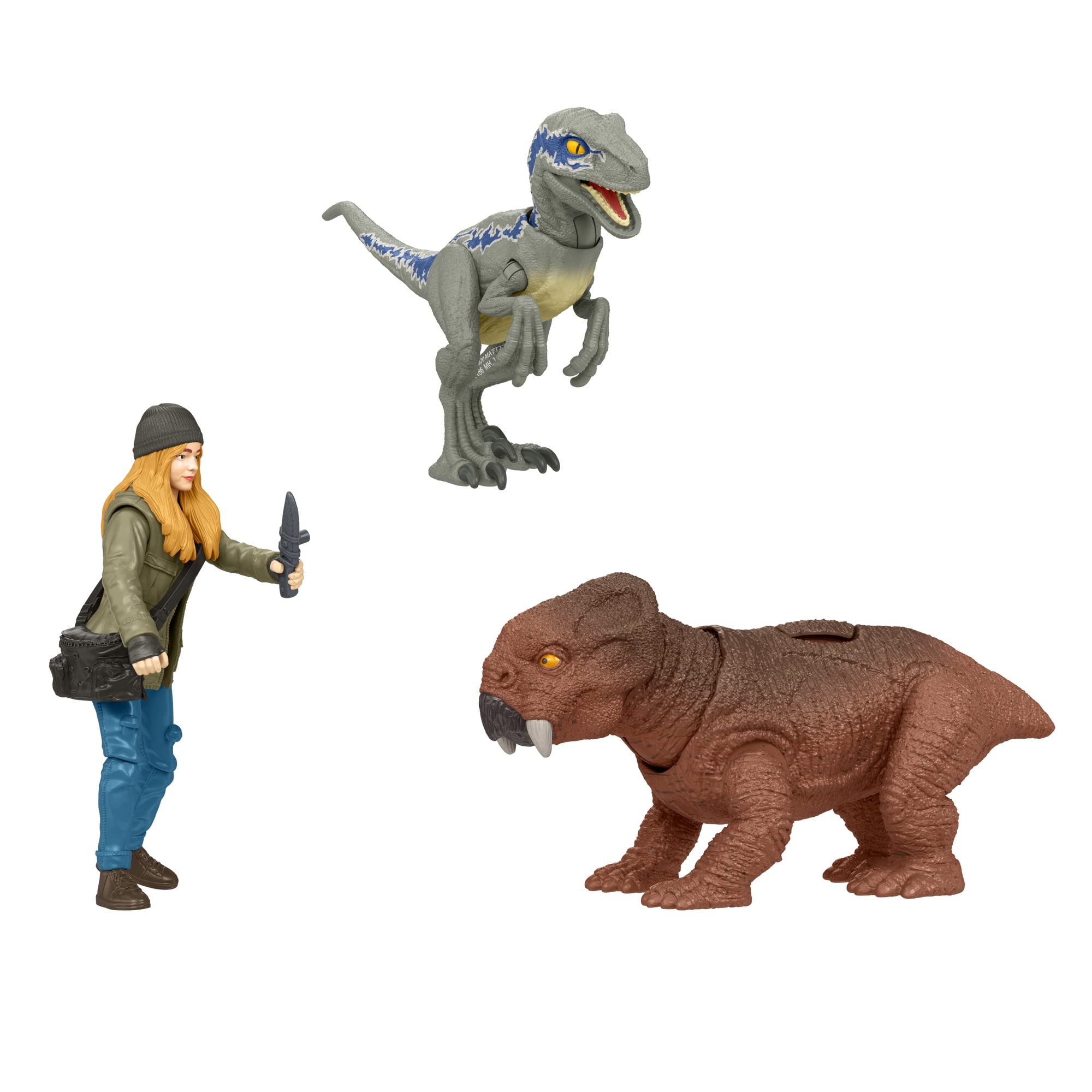 Foto 5 pulgar | Set De Figuras De Acción Jurassic World Dominion Maisie & Raptor - Venta Internacional.