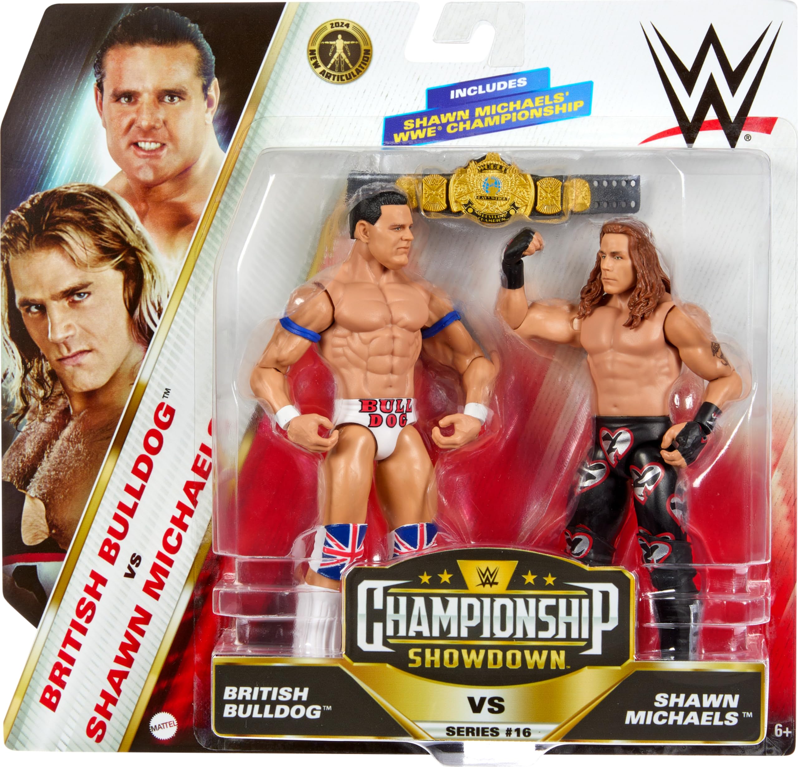 Foto 3 pulgar | Set De Figuras De Acción Mattel Wwe Championship Showdown, Paquete De 2 - Venta Internacional.