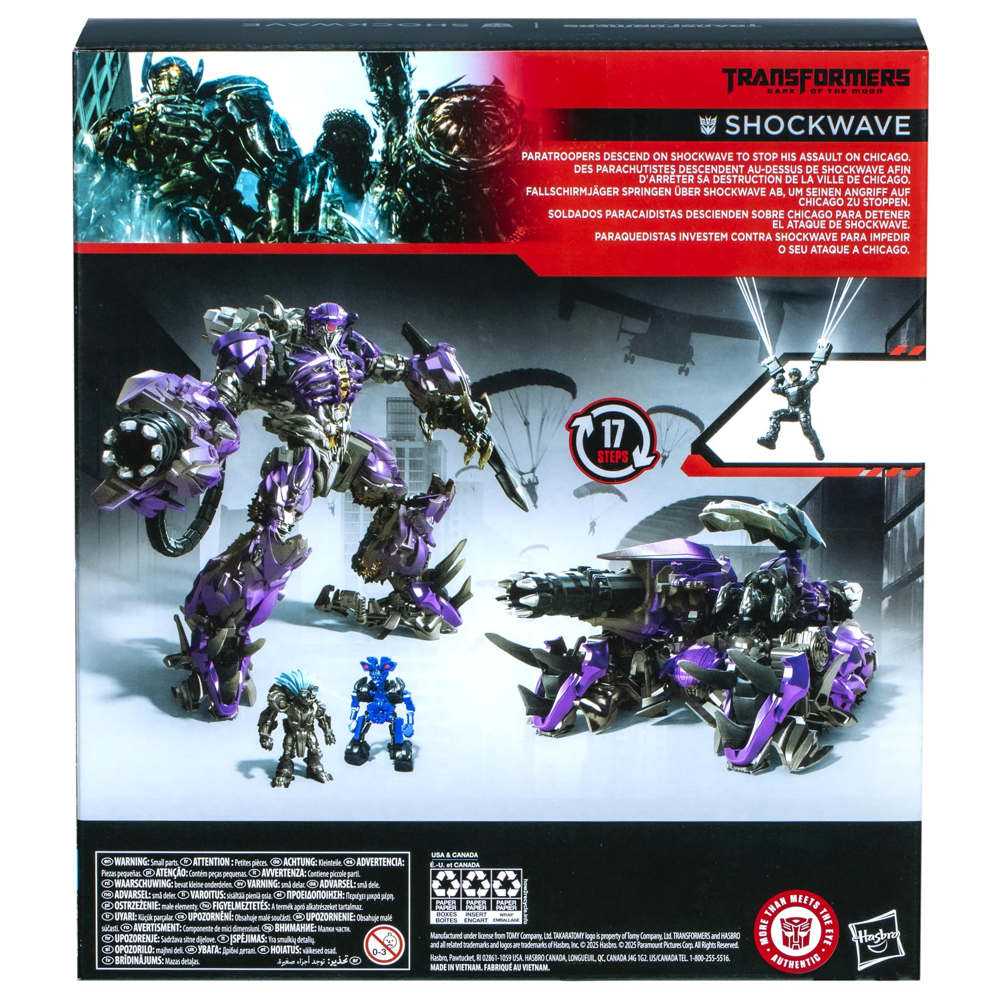 Foto 6 pulgar | Figura De Acción Transformers Studio Series Leader Shockwave - Venta Internacional.