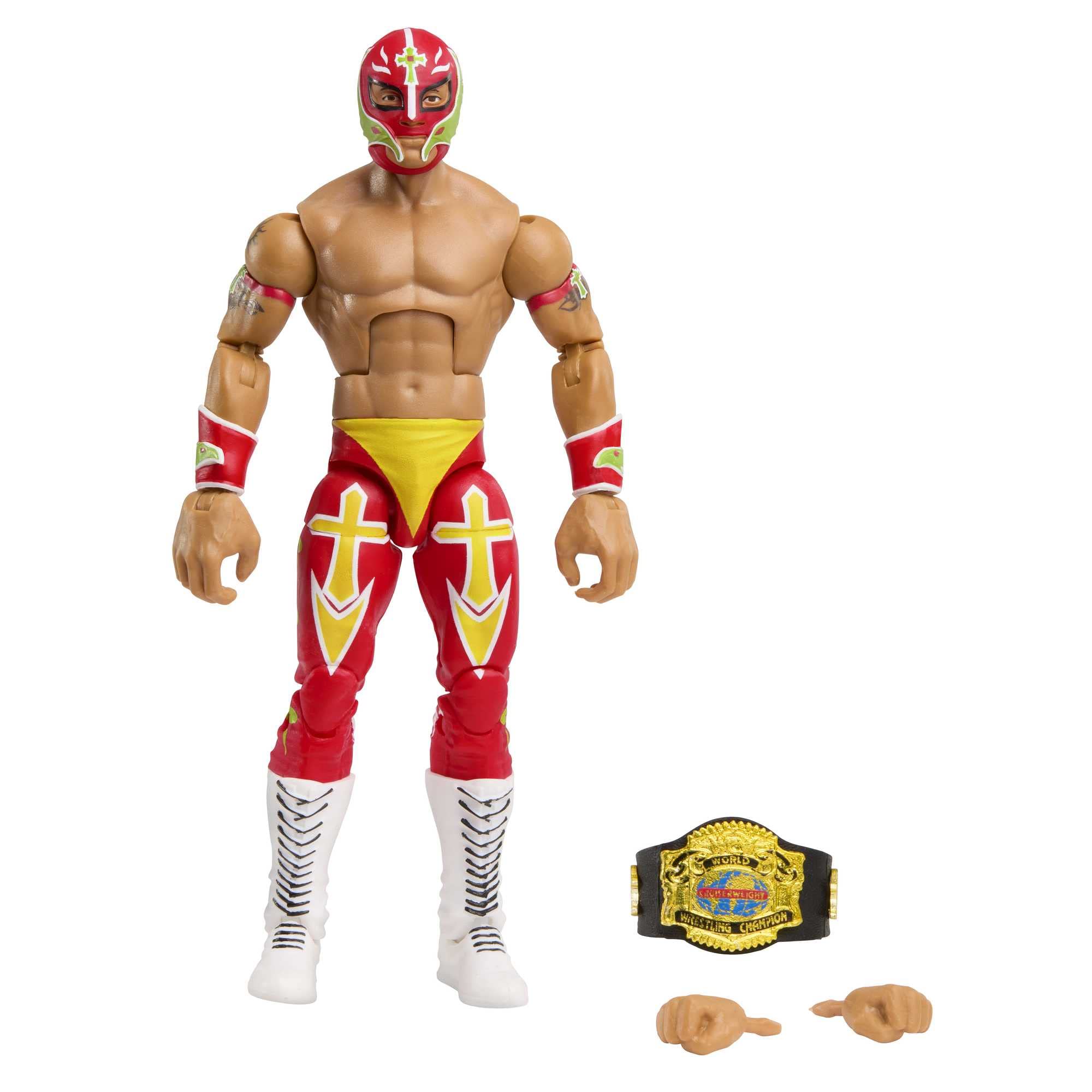 Foto 2 pulgar | Figura De Acción Mattel Wwe Rey Mysterio Elite Collection - Venta Internacional.