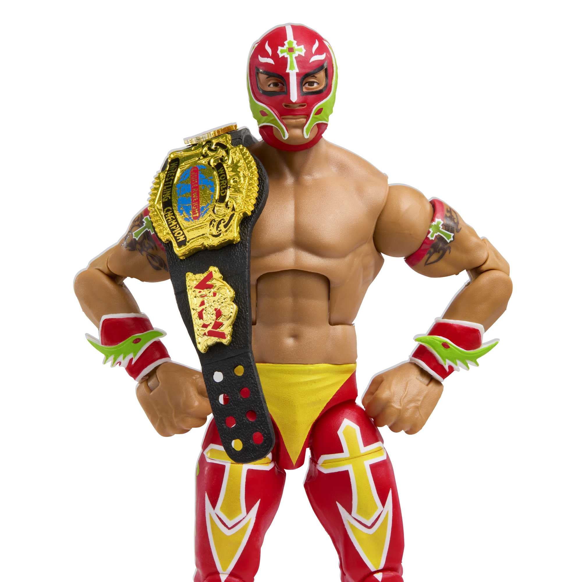 Foto 3 pulgar | Figura De Acción Mattel Wwe Rey Mysterio Elite Collection - Venta Internacional.