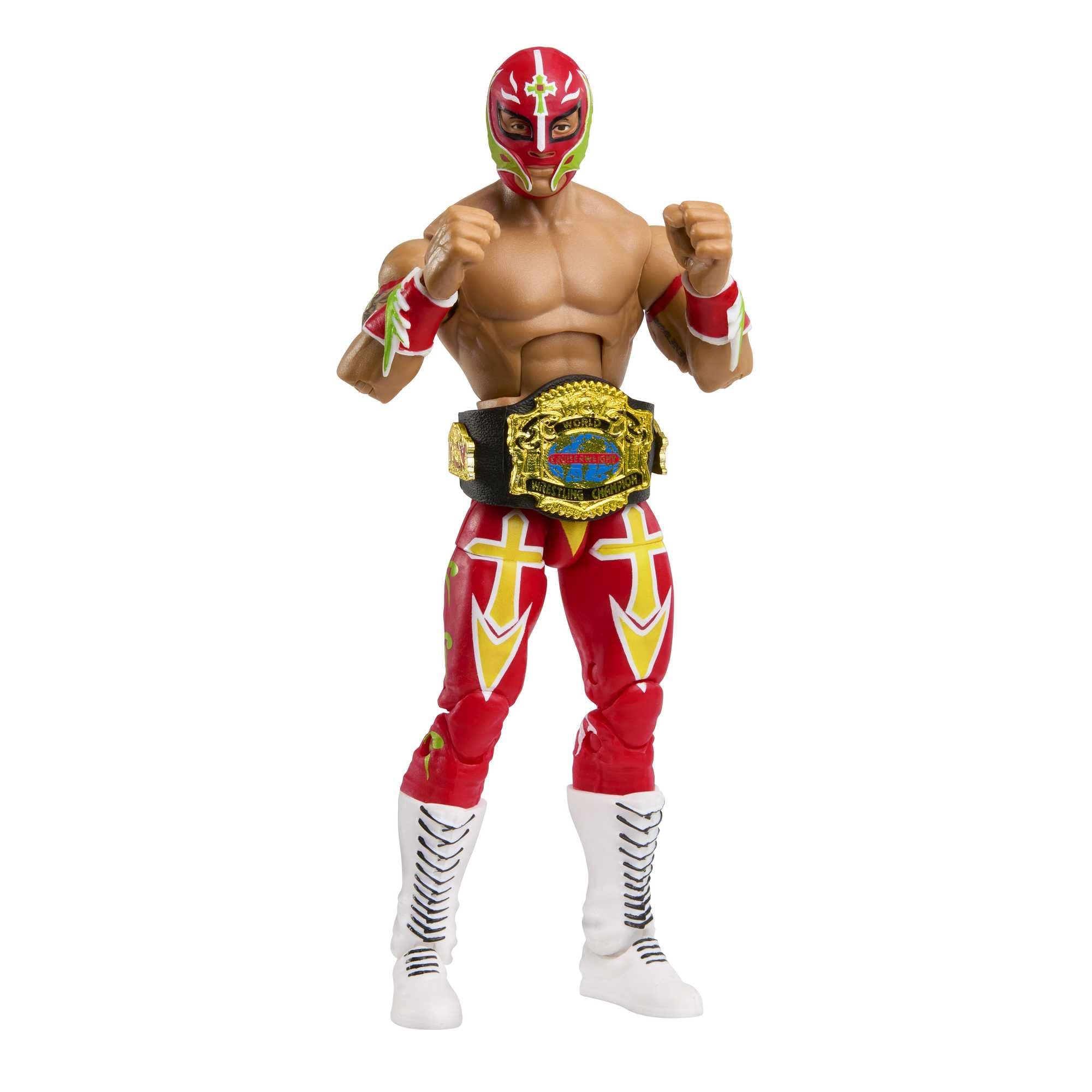 Foto 5 pulgar | Figura De Acción Mattel Wwe Rey Mysterio Elite Collection - Venta Internacional.