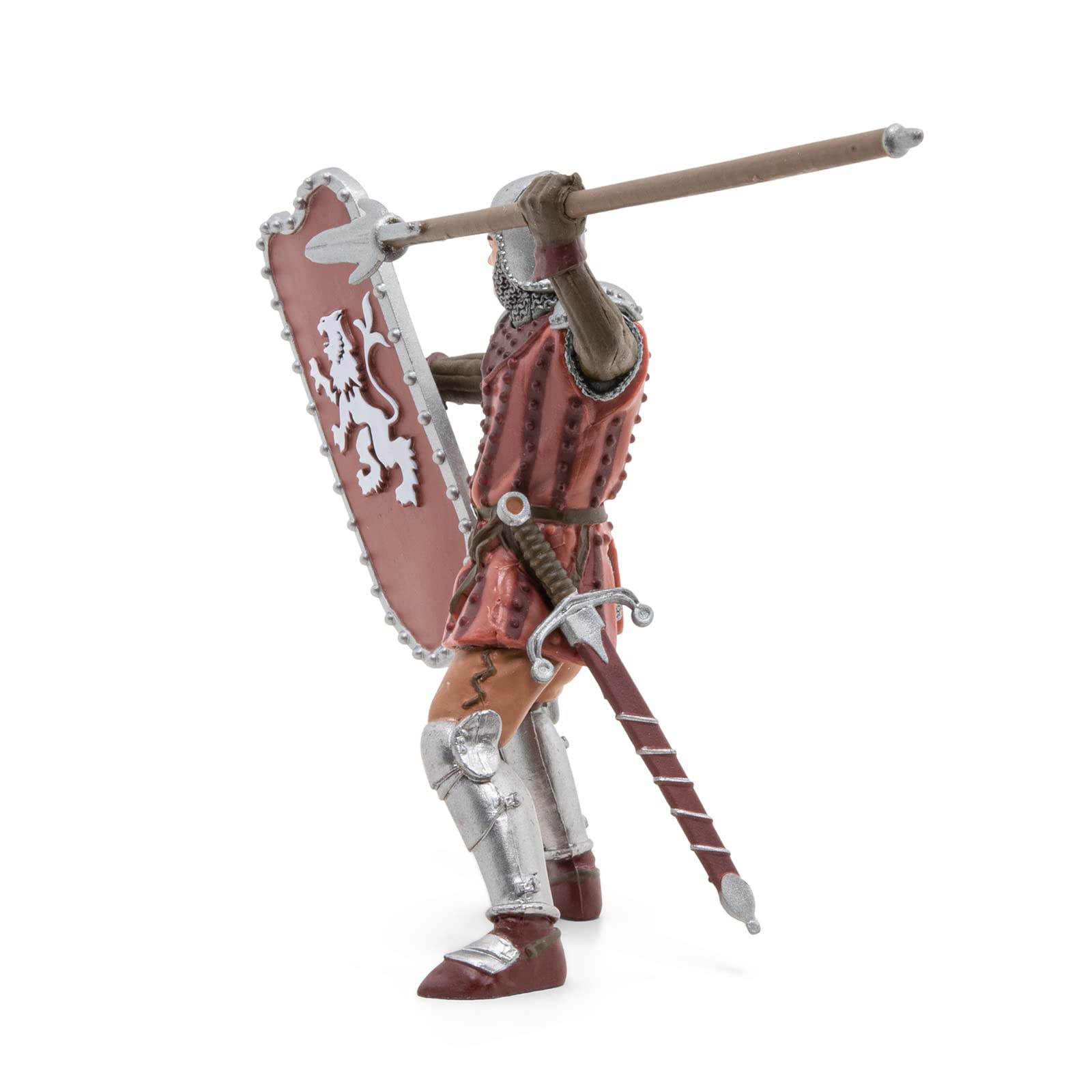 Foto 5 pulgar | Figura Papo Caballero De Fantasía Medieval Con Jabalina 39756 - Venta Internacional.