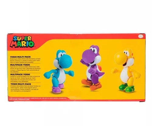 Foto 3 pulgar | Super Mario Multipack Yoshi Nintendo Jakks Pacific 41383
