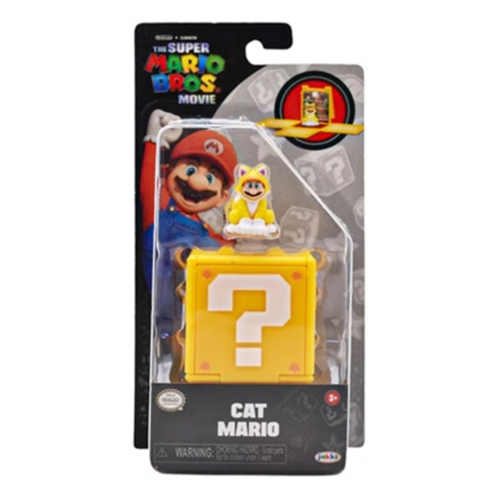 Foto 4 pulgar | 6 Figuras Con Bloque 3cm Mario Bros Jakks