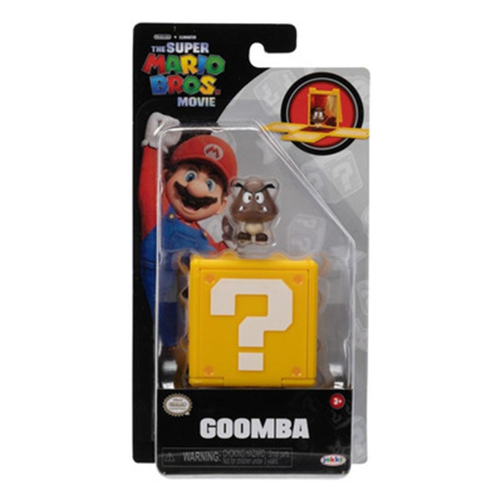 Foto 6 pulgar | 6 Figuras Con Bloque 3cm Mario Bros Jakks