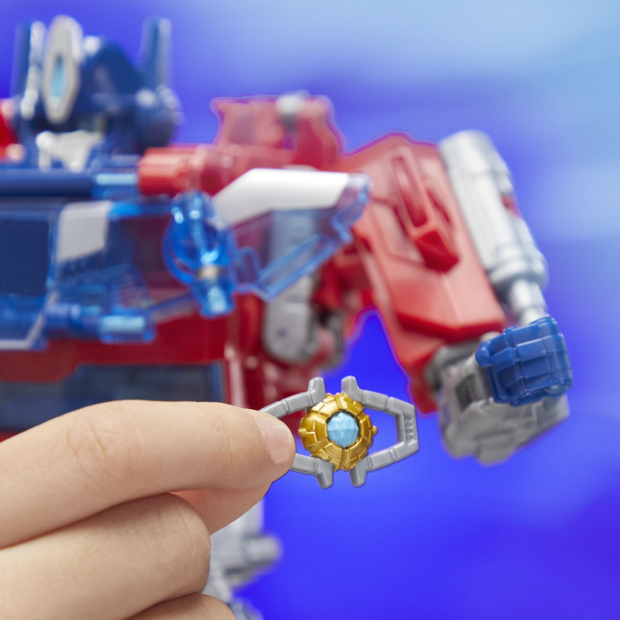 Foto 8 pulgar | Figura De Acción Transformers Power Flip Optimus Prime 25 Cm - Venta Internacional.