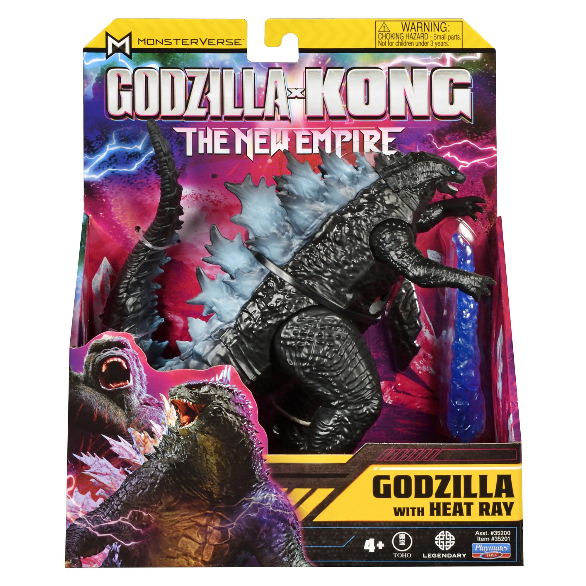 Foto 4 pulgar | Figura de Acción Godzilla X Kong Monsterverse de 15 cm con Heat Ray - Venta Internacional