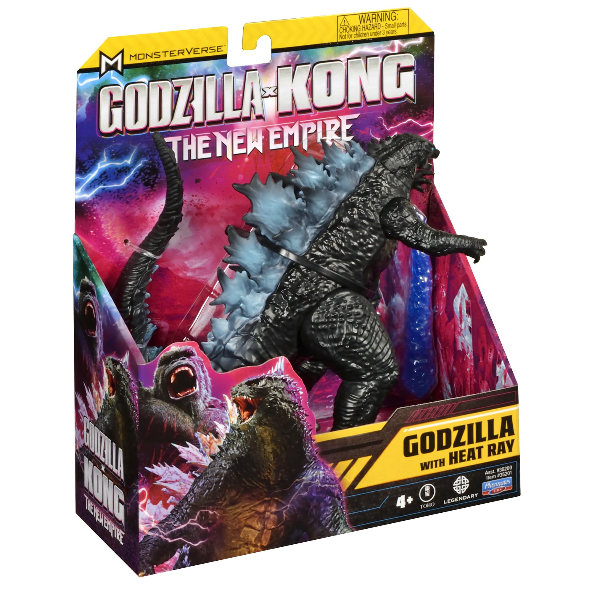 Foto 5 pulgar | Figura de Acción Godzilla X Kong Monsterverse de 15 cm con Heat Ray - Venta Internacional